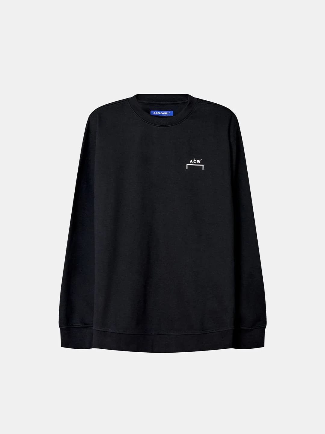 Burcham Logo Crew Black