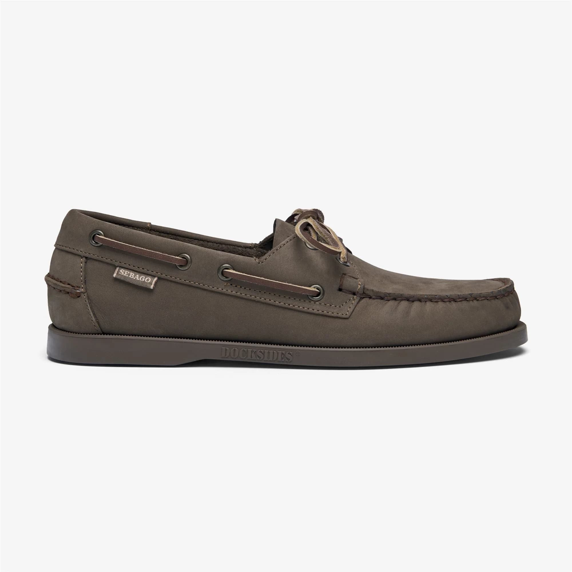 DOCKSIDES PORTLAND NUBUCK - Mocassin - TOTAL BARK