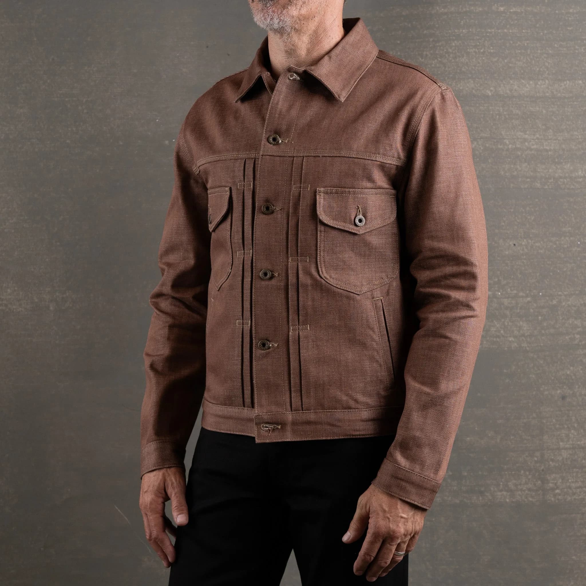 Mojave Jacket 13oz Beet Dye Japan Selvage Denim