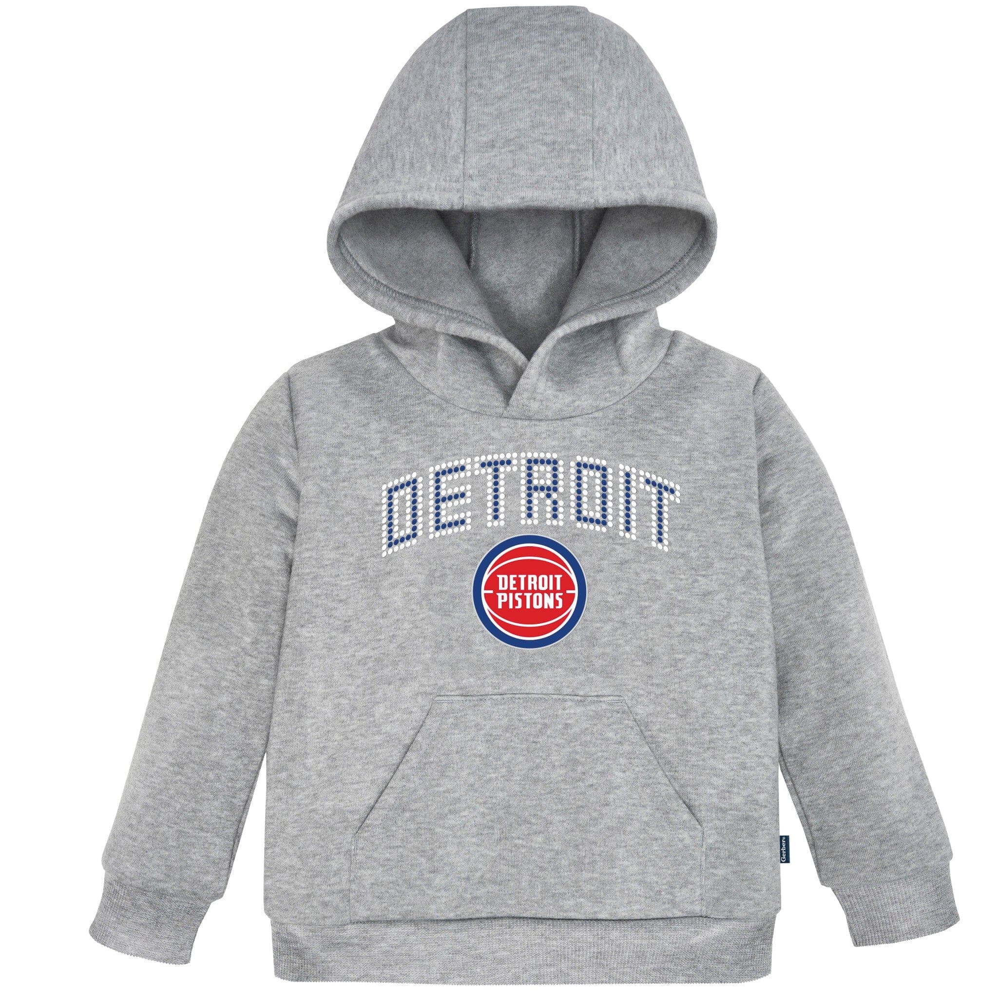 Infant & Toddler Neutral Gray Detroit Pistons Hoodie