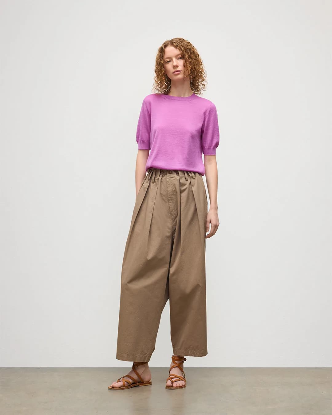 Honor Pink Superfine Cashmere T-Shirt