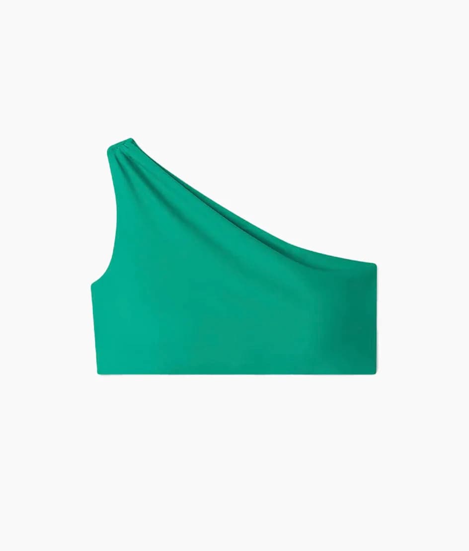 The Ruched Sidestroke Bikini Top