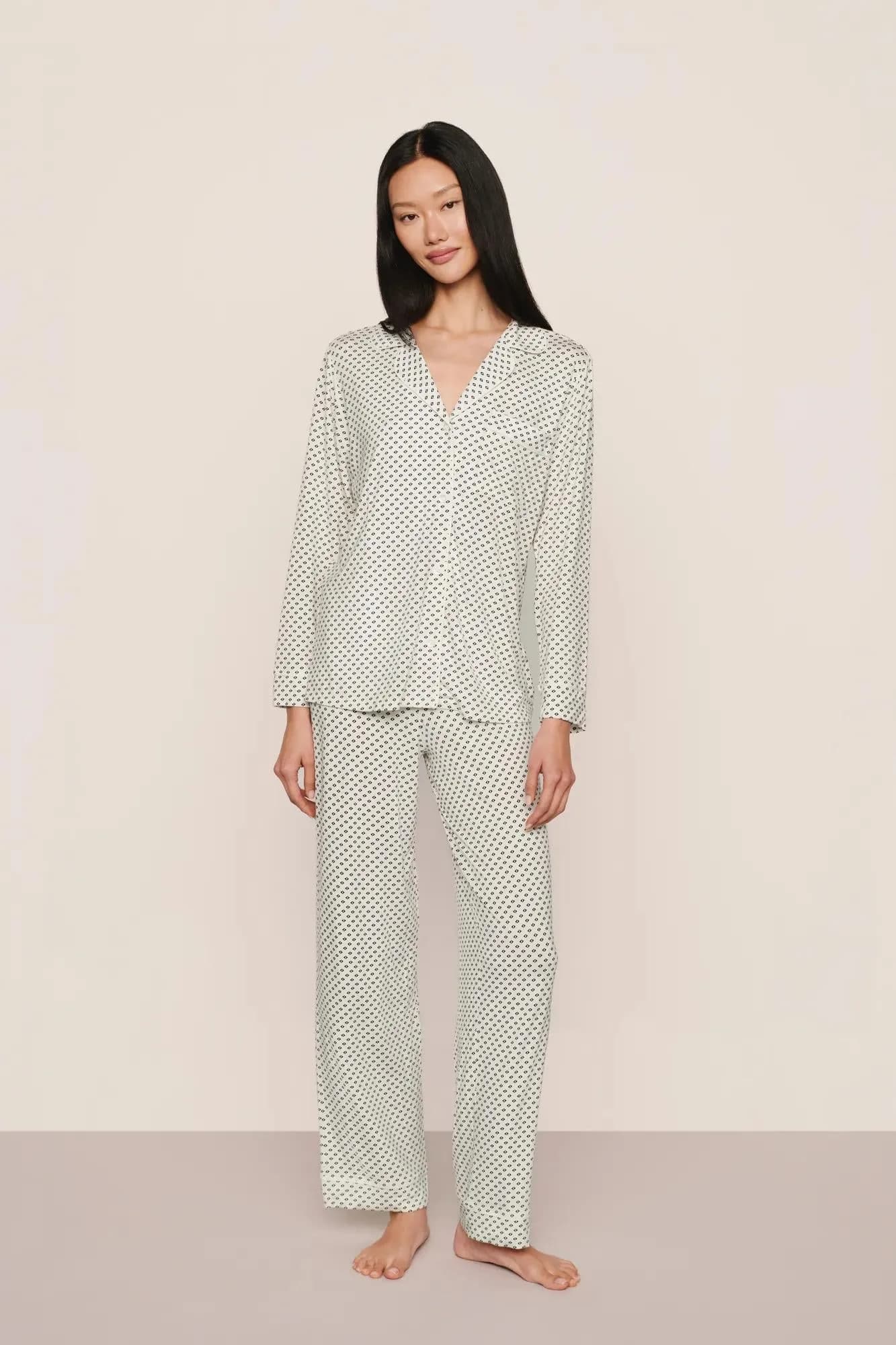 Gisele Printed TENCEL™ Modal Long PJ Set