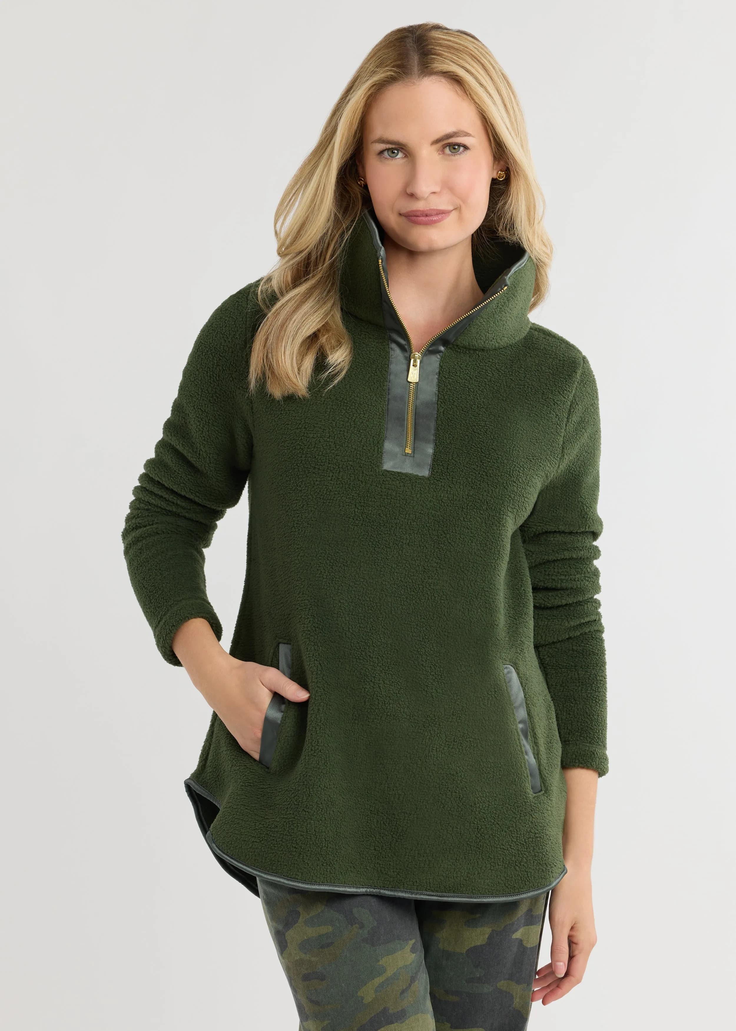 Laurel Pullover in Sherpa Fleece