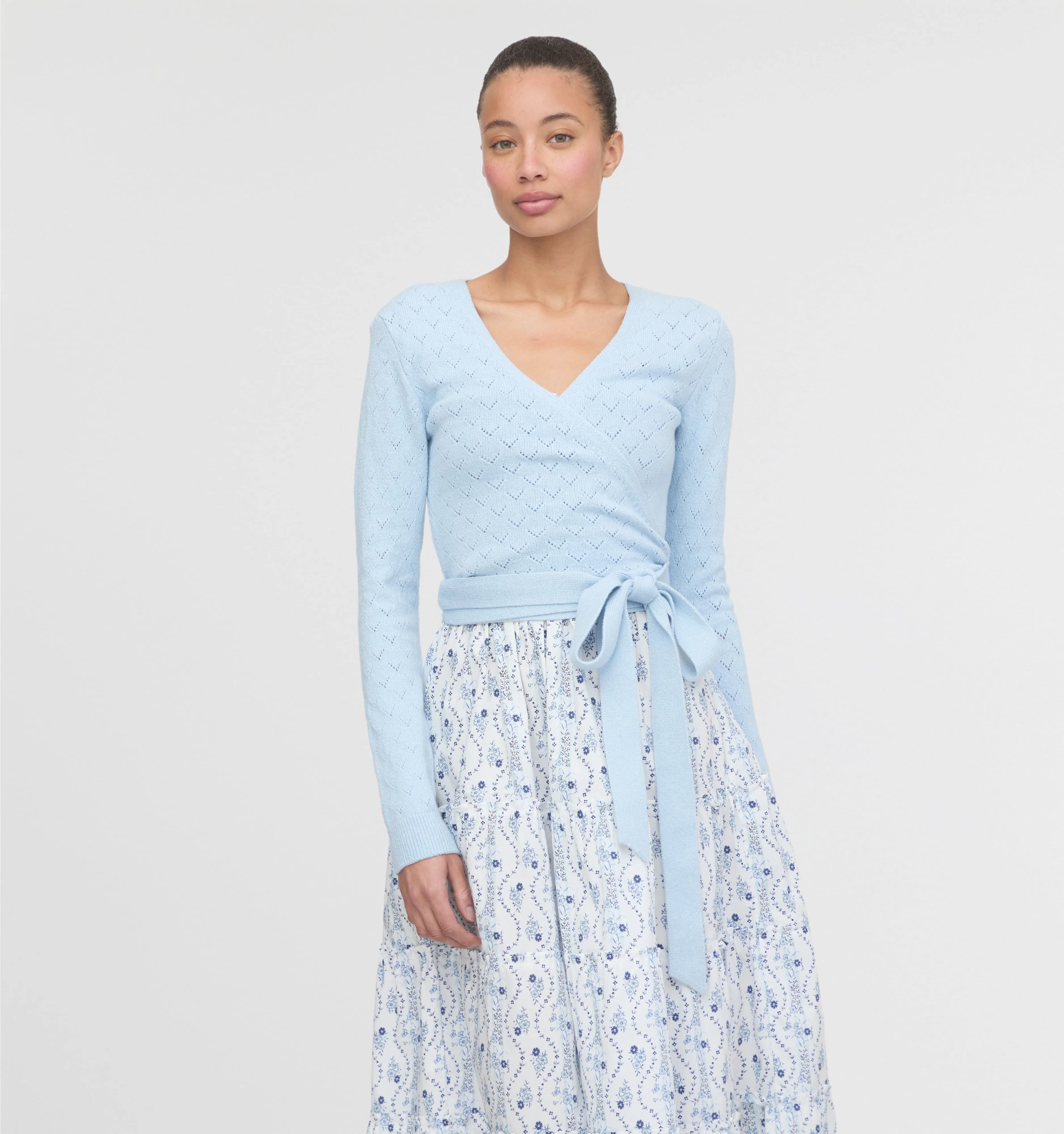 The Deirdre Wrap Sweater