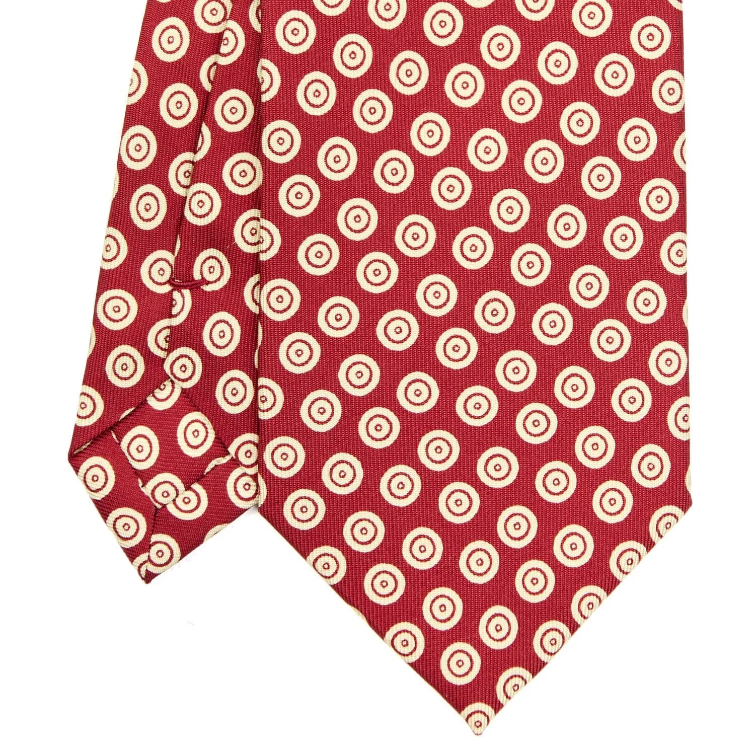 BURGUNDY EXTRA LONG SILK TIE