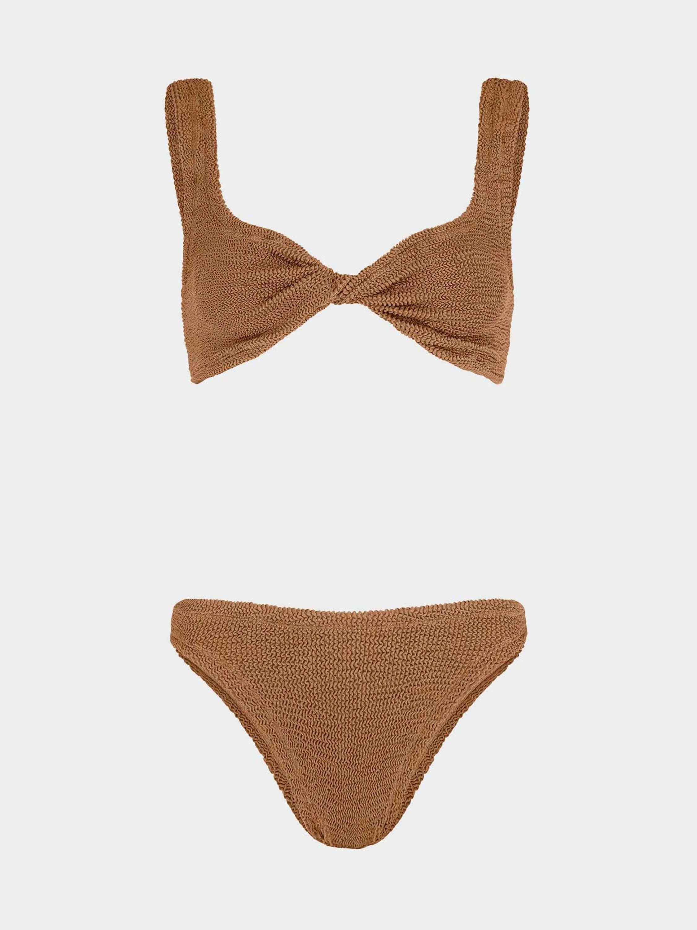 Juno Bikini - Metallic Cocoa