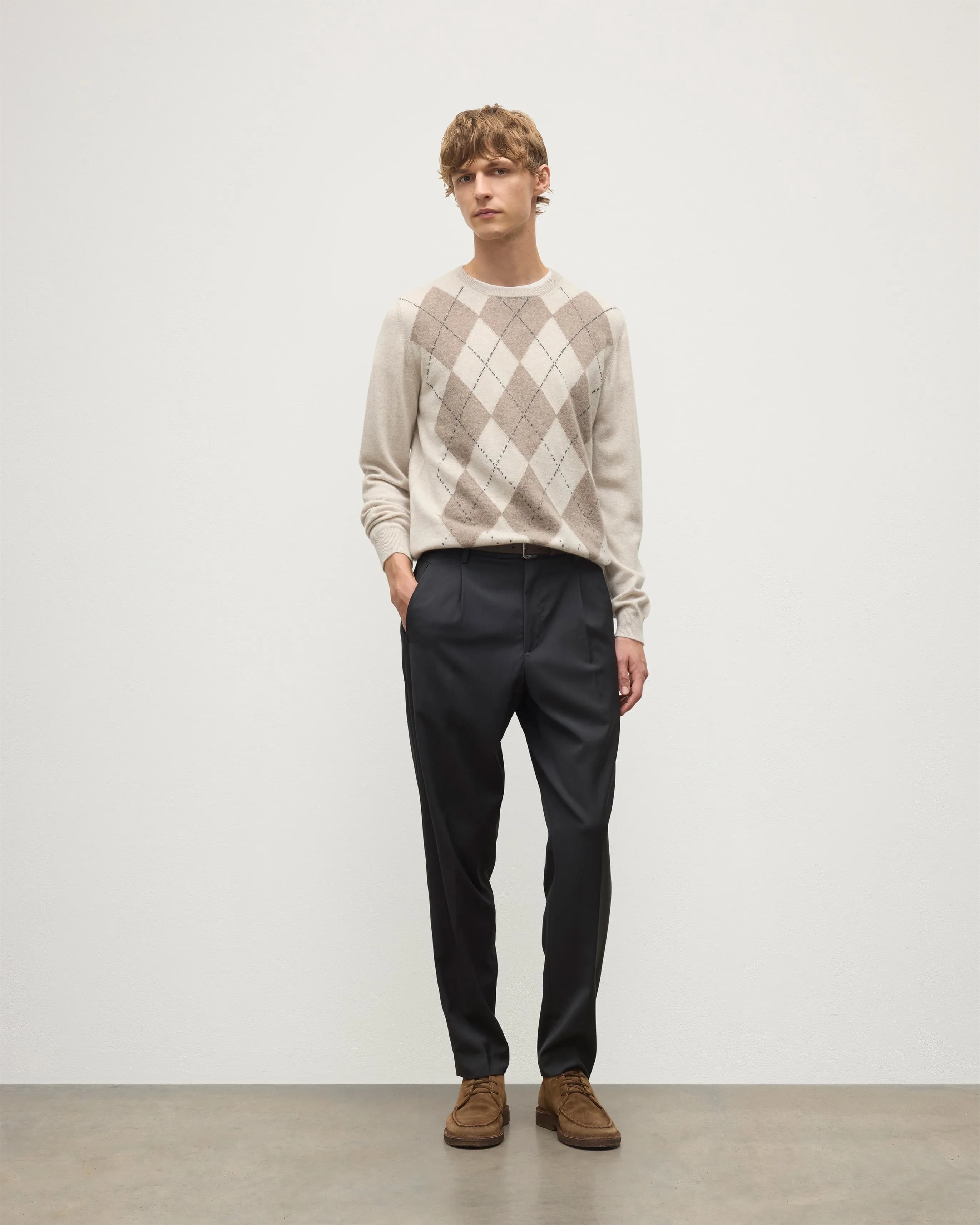 Argyll Natural Cashmere Jumper