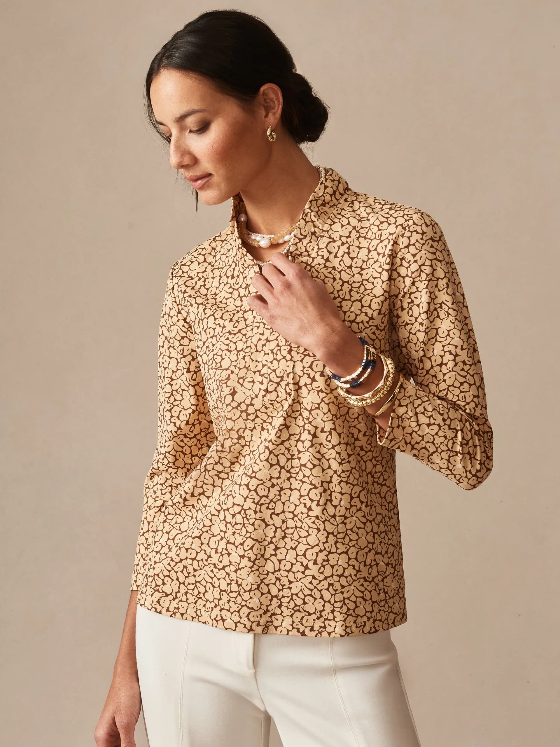 Ruffle Top in Celandine