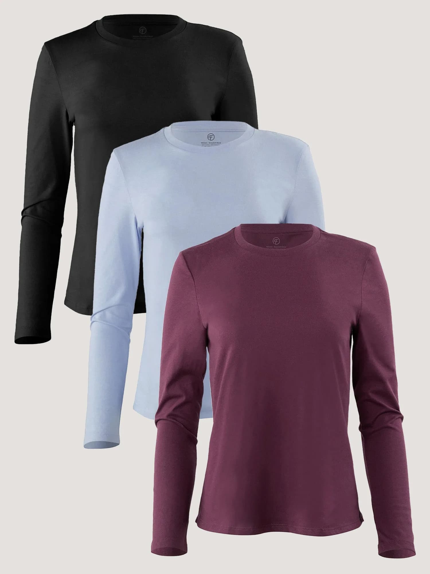 Eclipse Long Sleeve Crew 3-Pack
