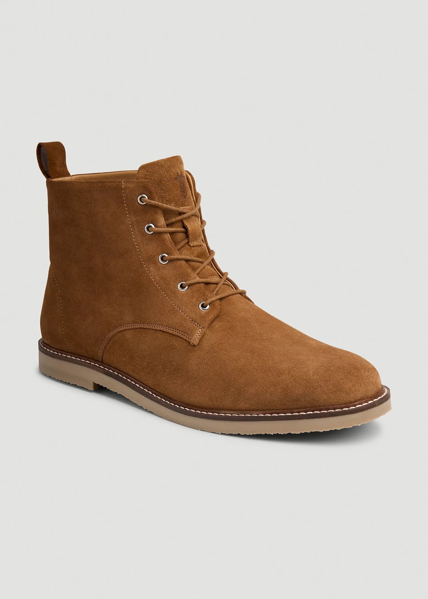 Suede Crepe Sole Boots for Tall Men