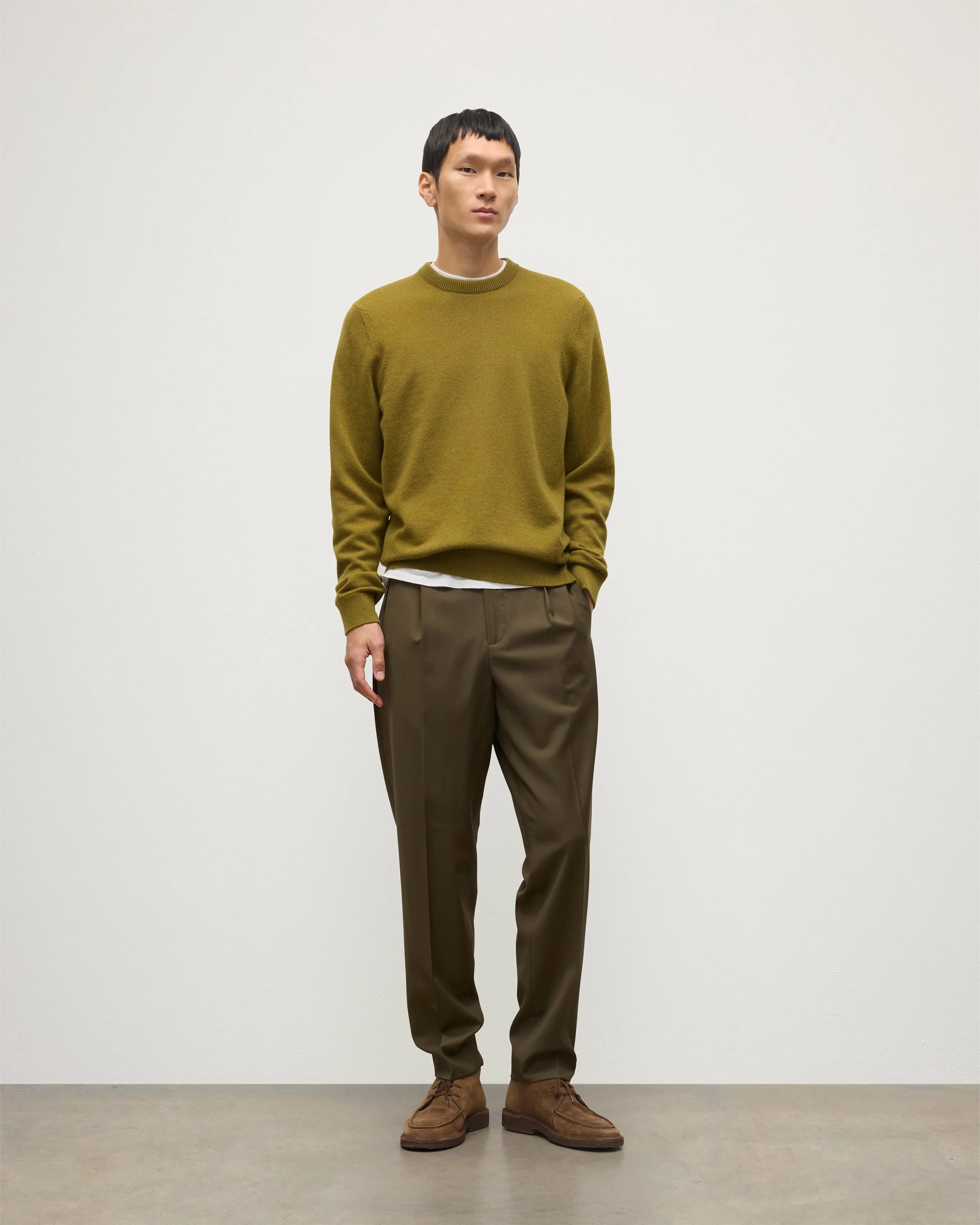Rory Green Classic Cashmere Crew Jumper
