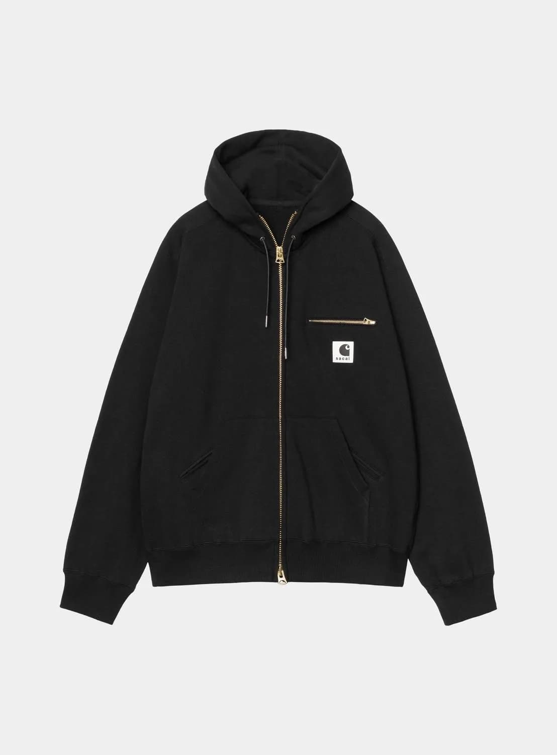 Sacai X Carhartt Wip Cotton Jersey Hoodie