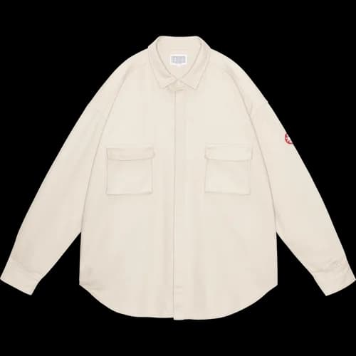 COTTON TWILL BIG SHIRT