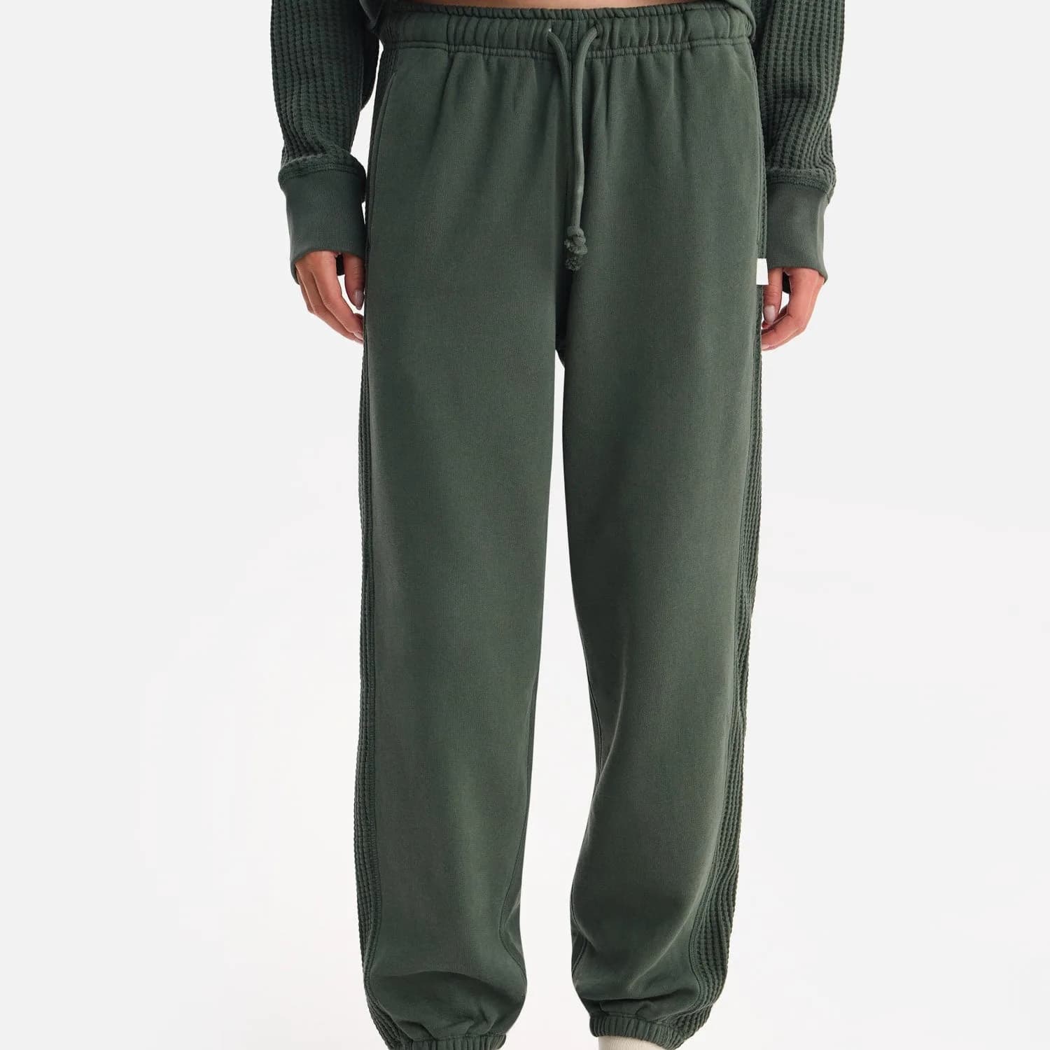 Organic Fleece and Waffle Relaxed Pocket Sweatpant