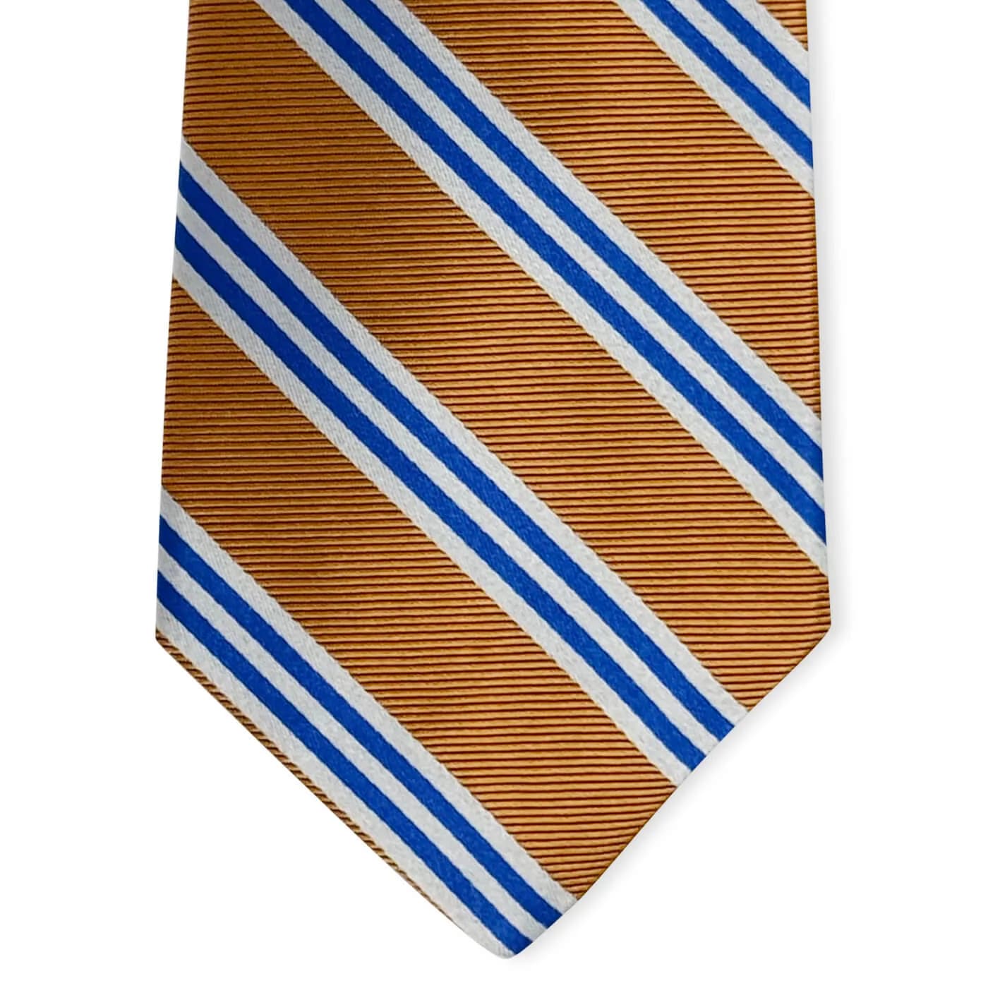 On Air Stripe Tie - Orange/Blue