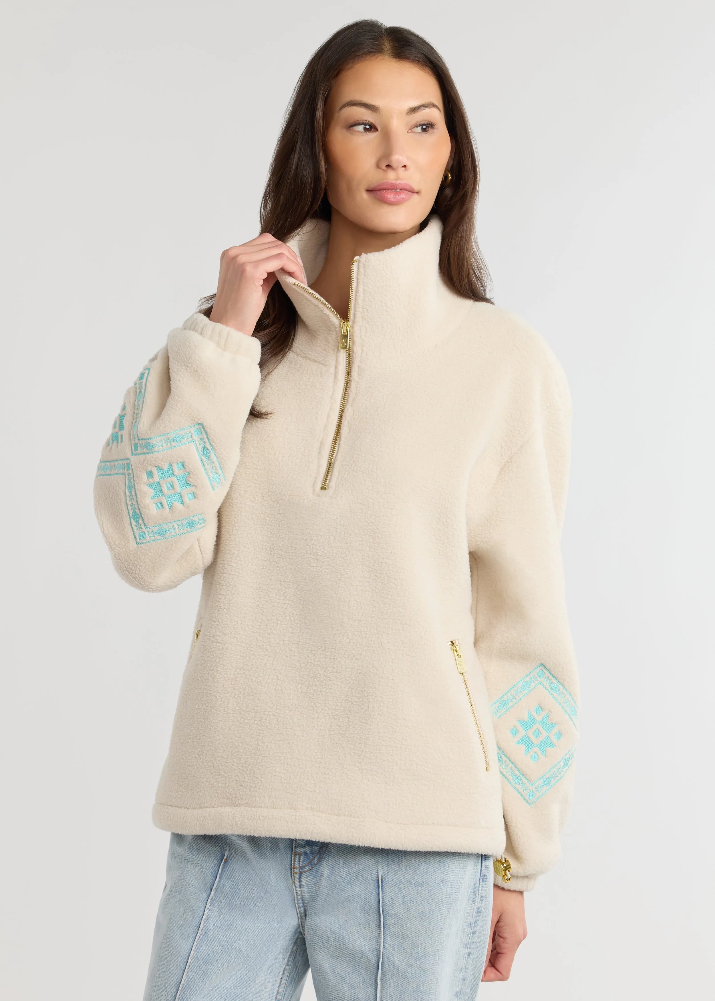 Hartley Pullover in Sherpa Fleece