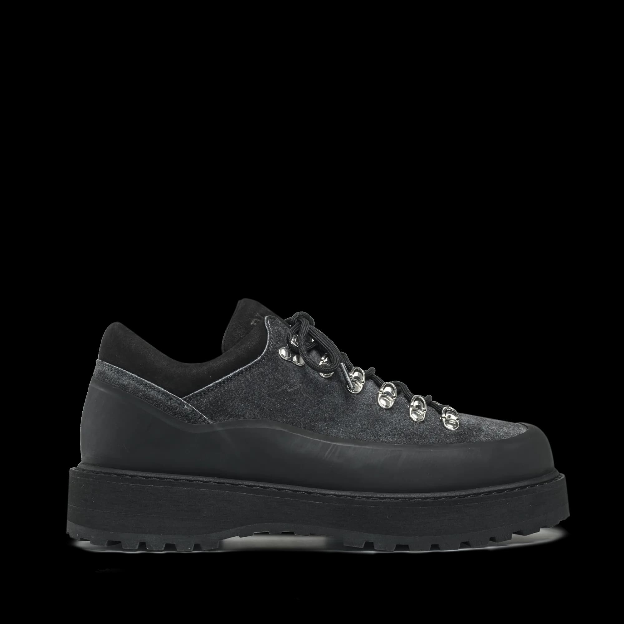 Cornaro Gomma Faded Black Suede M