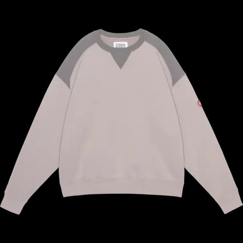 PANEL SHOULDER CREW NECK