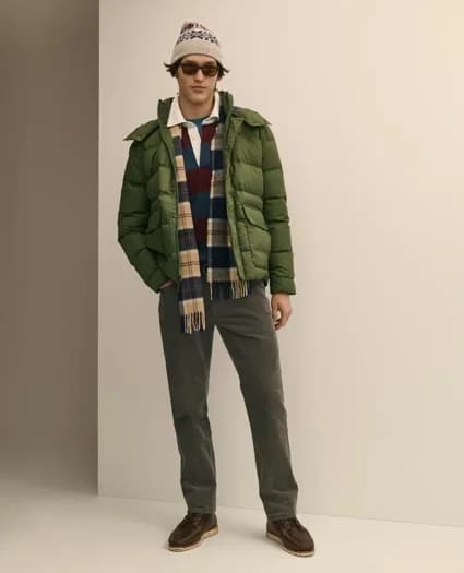 Water-Resistant Down Puffer Jacket