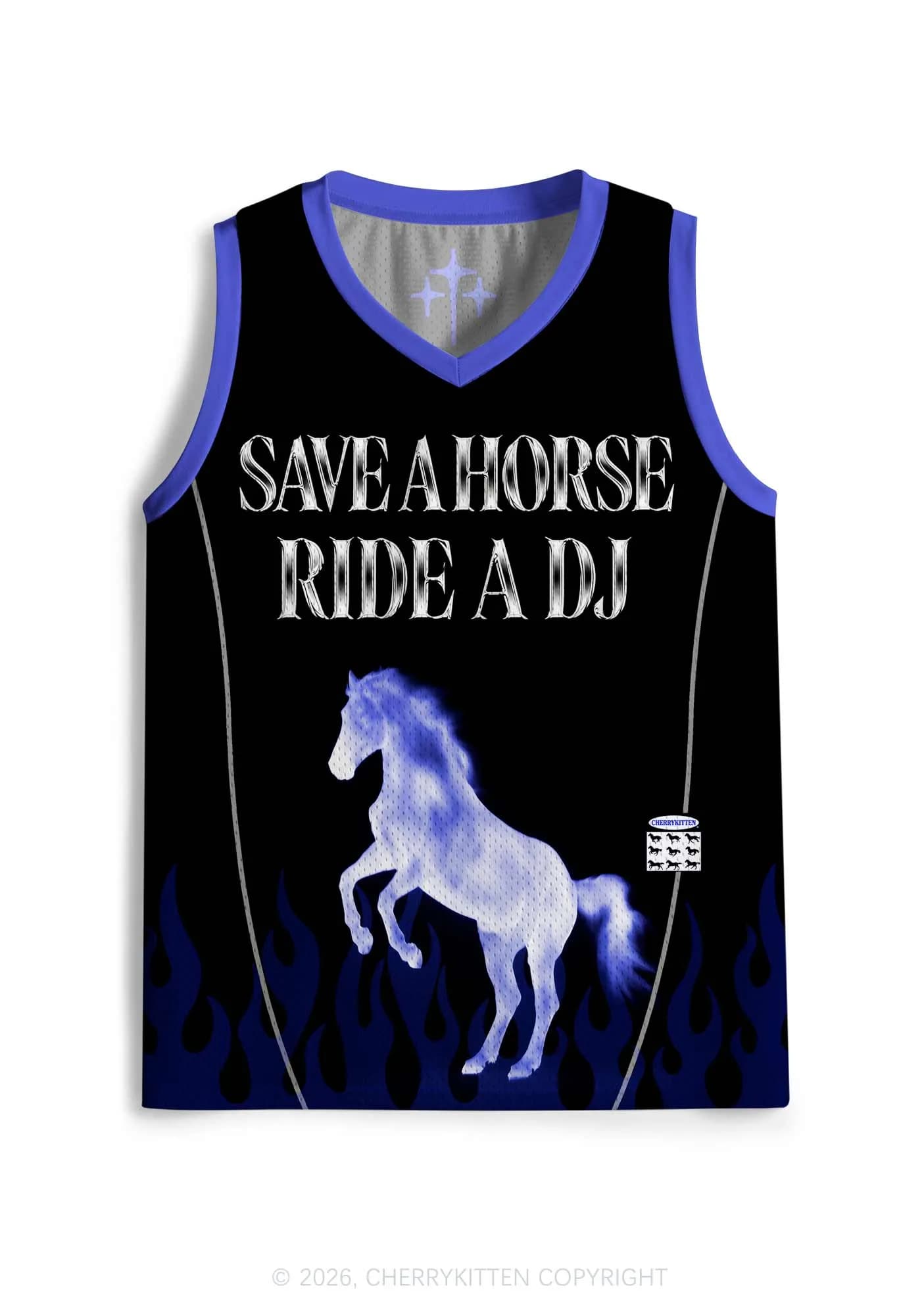 Ride A DJ Horse Y2K Sport Jersey Tank