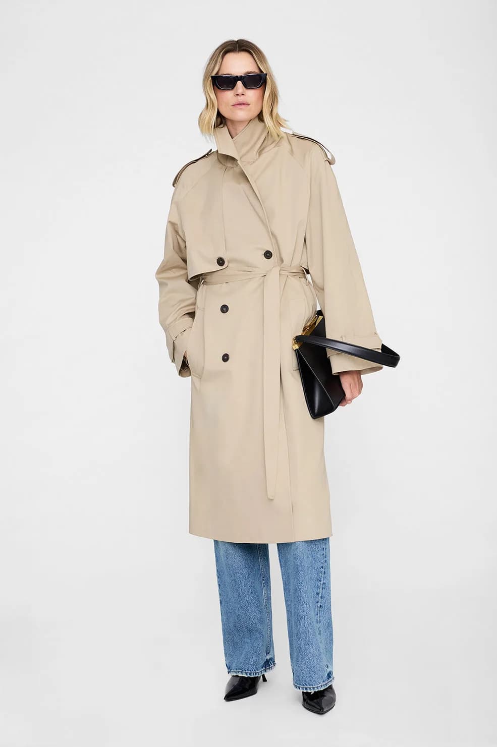 Rickie Maxi Trench - Beige