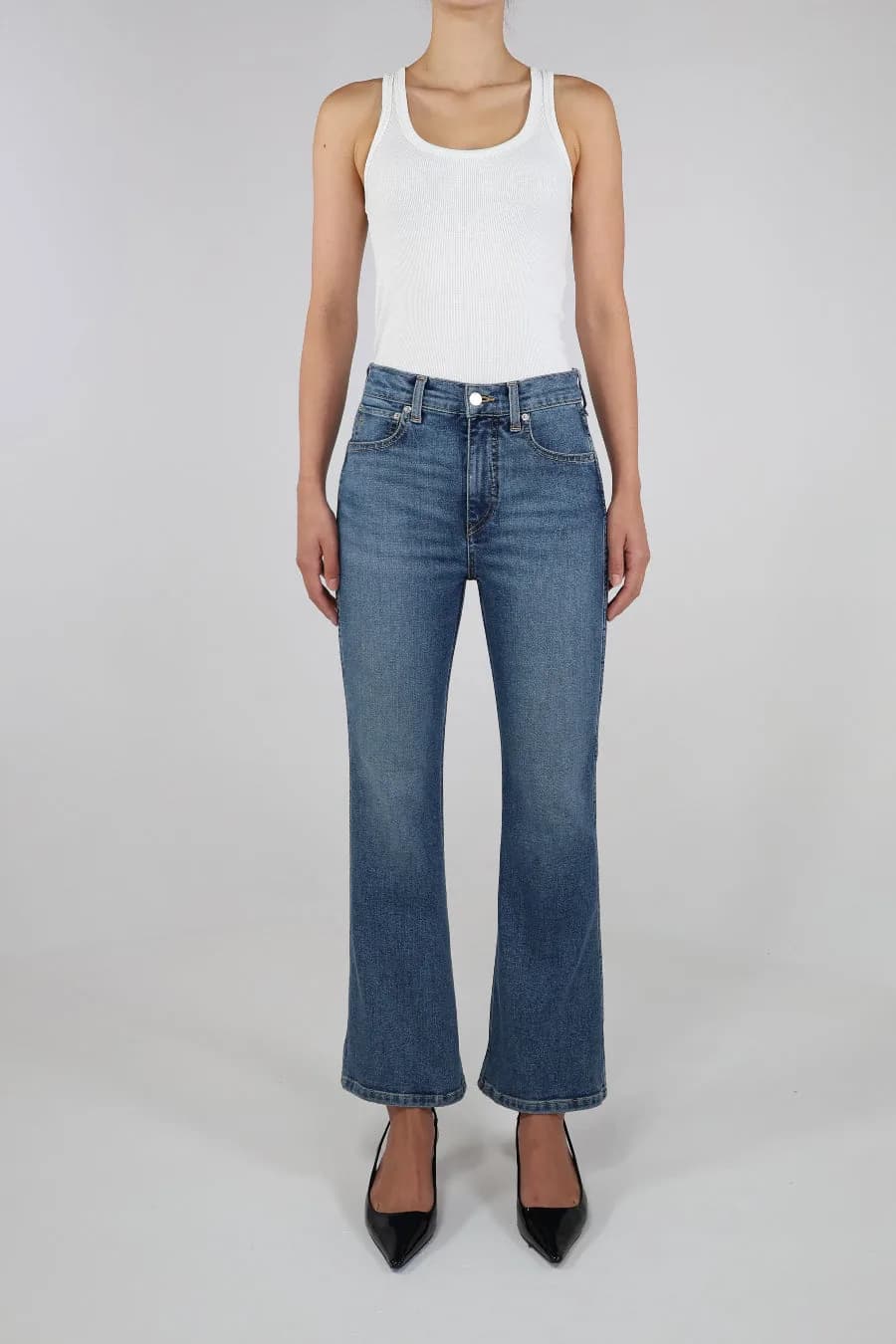 Anya High Rise Modern Crop Flare - Fairhaven