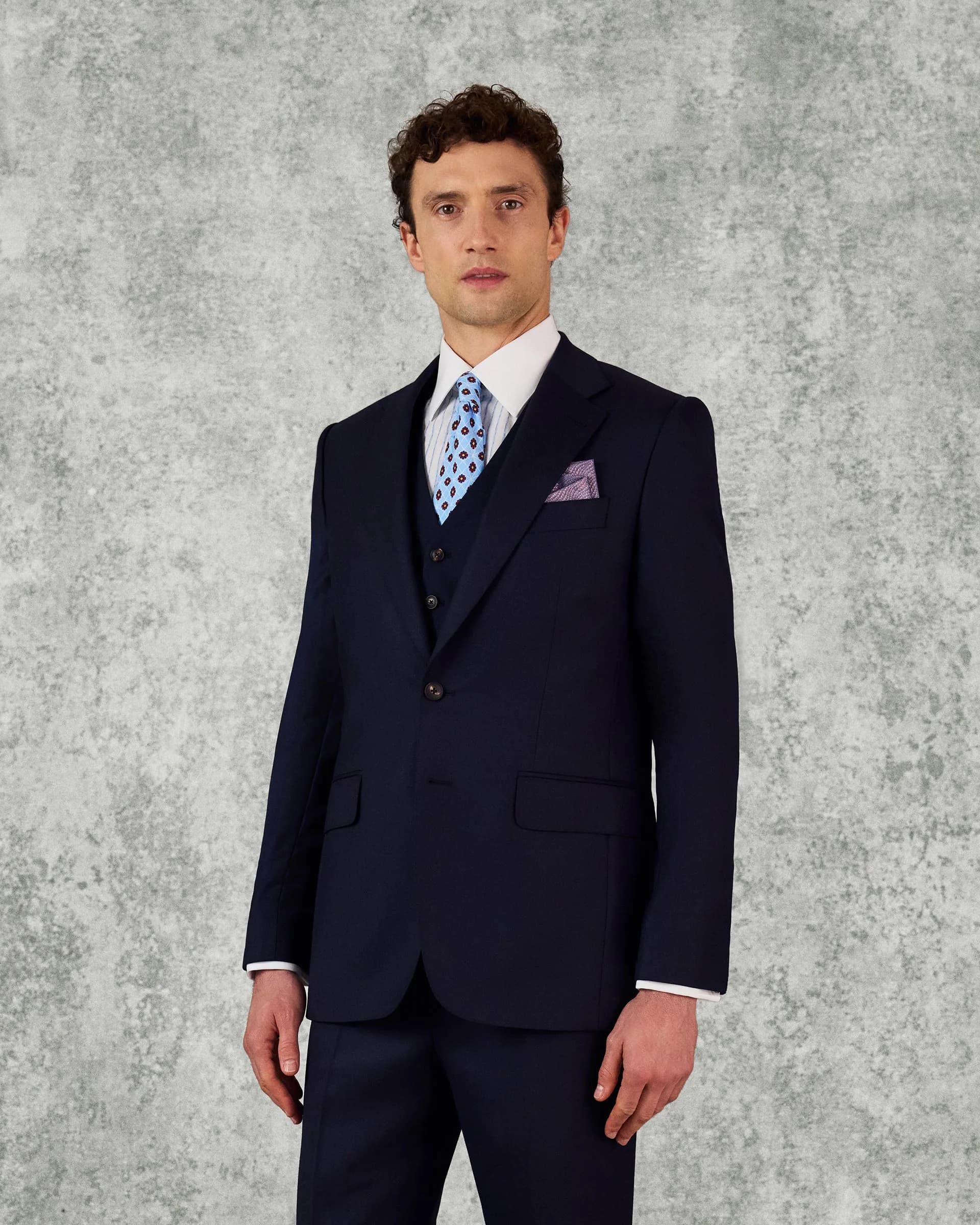 Doughty Wool Single Breasted Suit Jacket