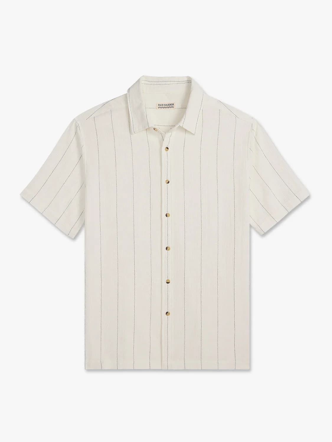 Oasis Textured Shirt | Shell Stripe