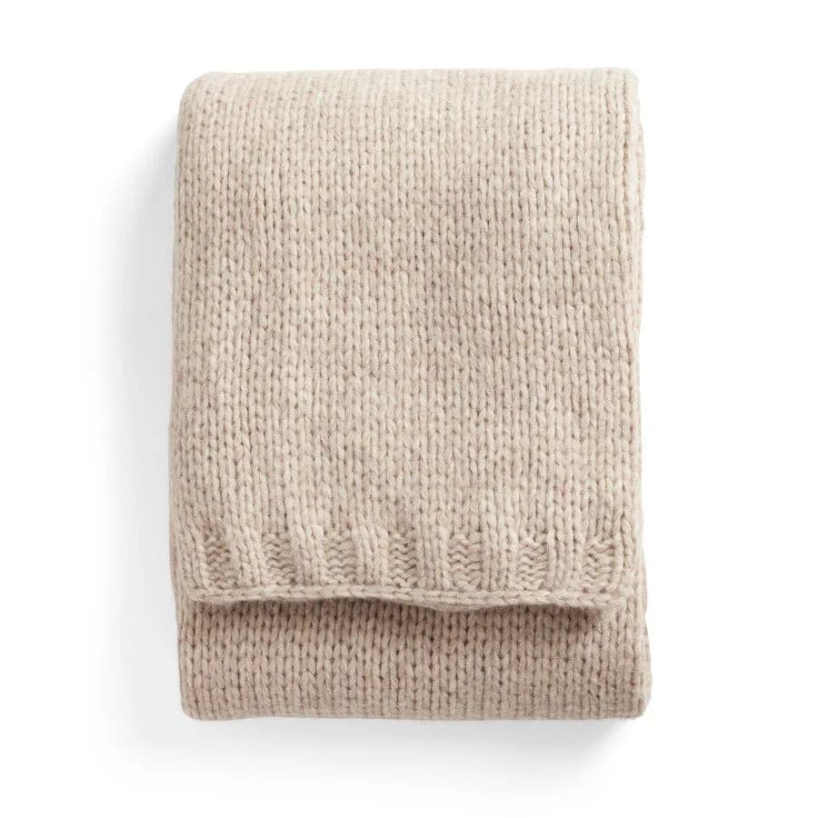 Alpaca Chunky Oversized Blanket