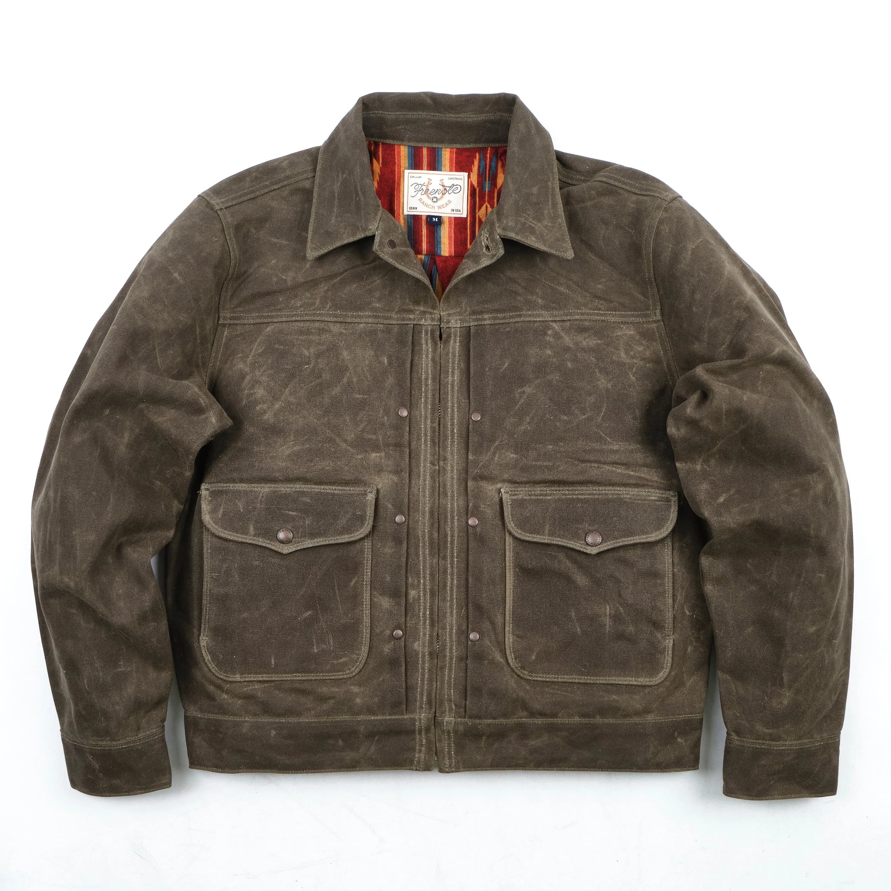 Tobacco Heavy Waxed Canvas Red Southwest