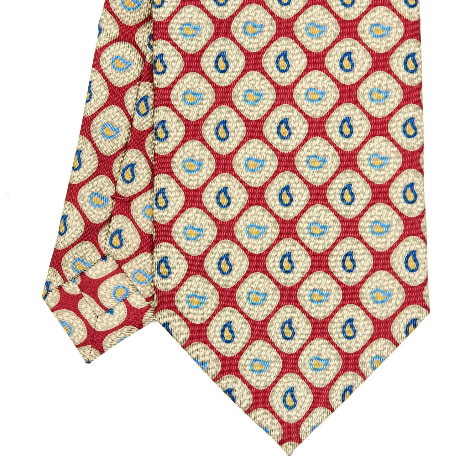 BURGUNDY EXTRA LONG SILK TIE