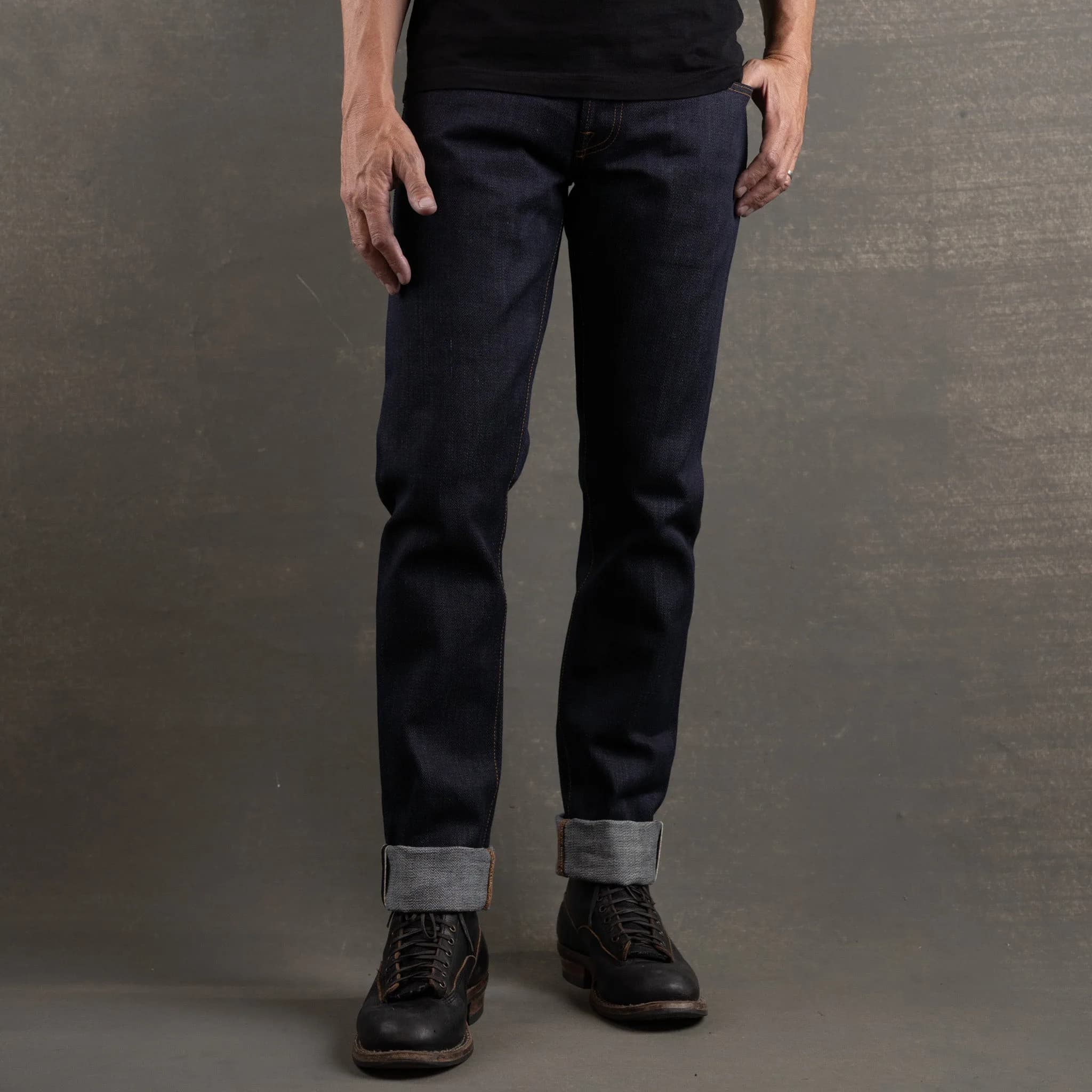 Slim Straight 21.5oz 'gauntlet' Heavyweight Selvage Denim