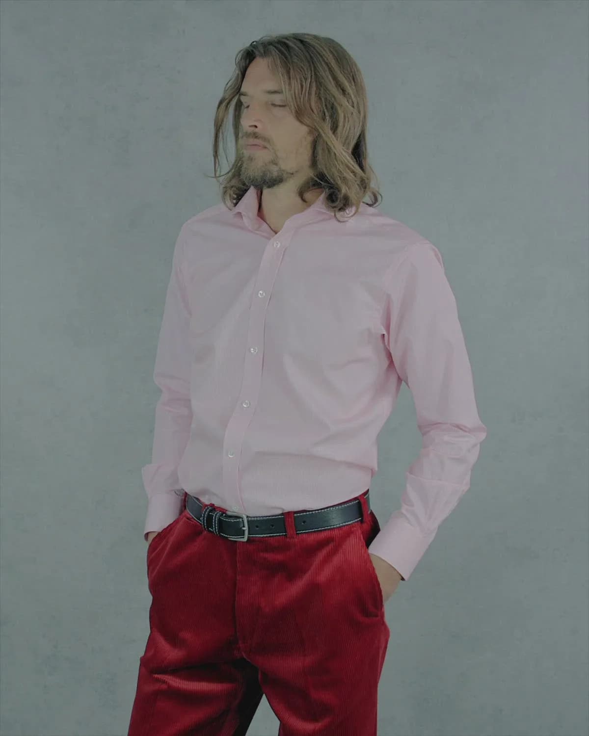 CORE SCARF 100% CASHMERE PLAIN WITH EMBROIDERY WINE