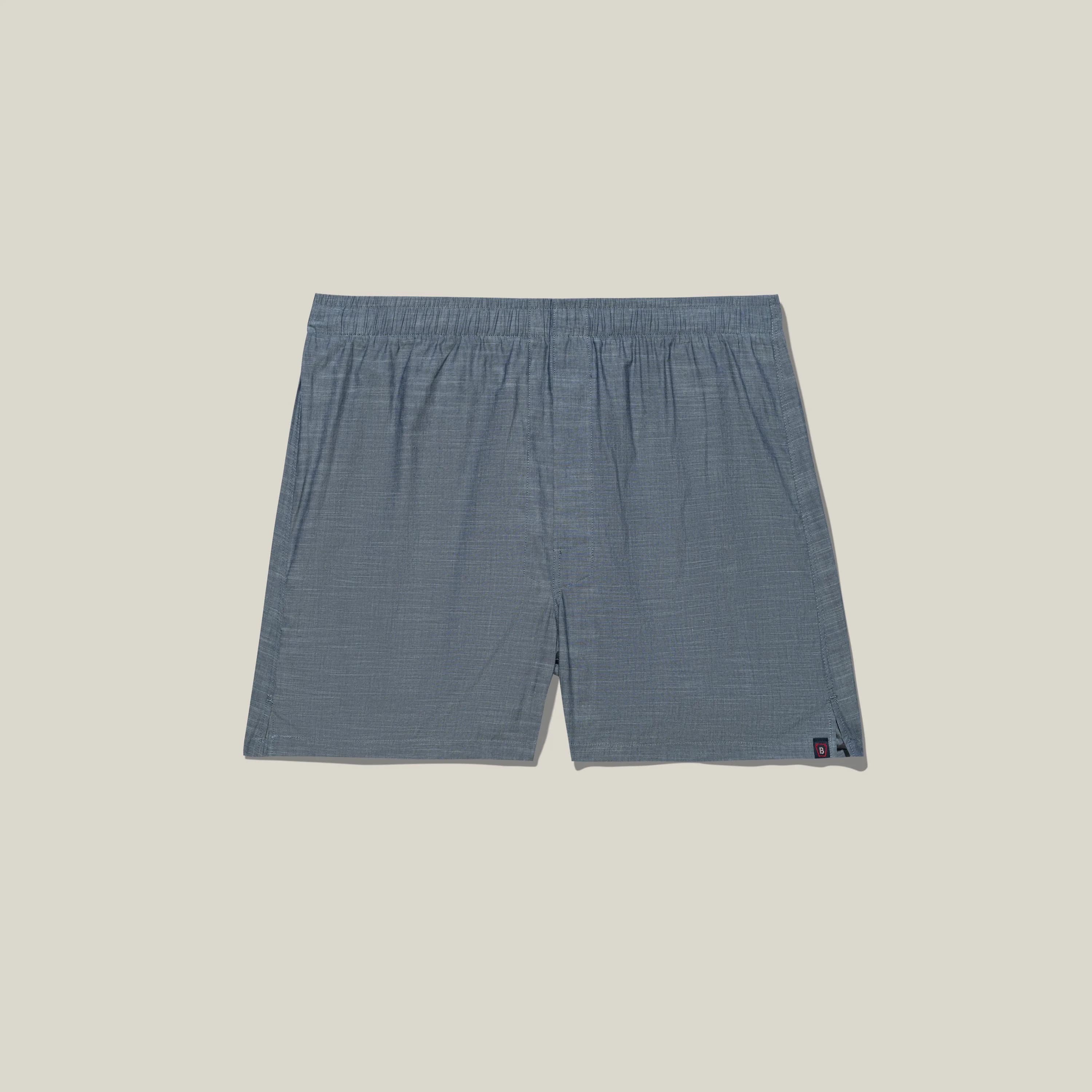 Classic Fit Boxer Indigo Chambray