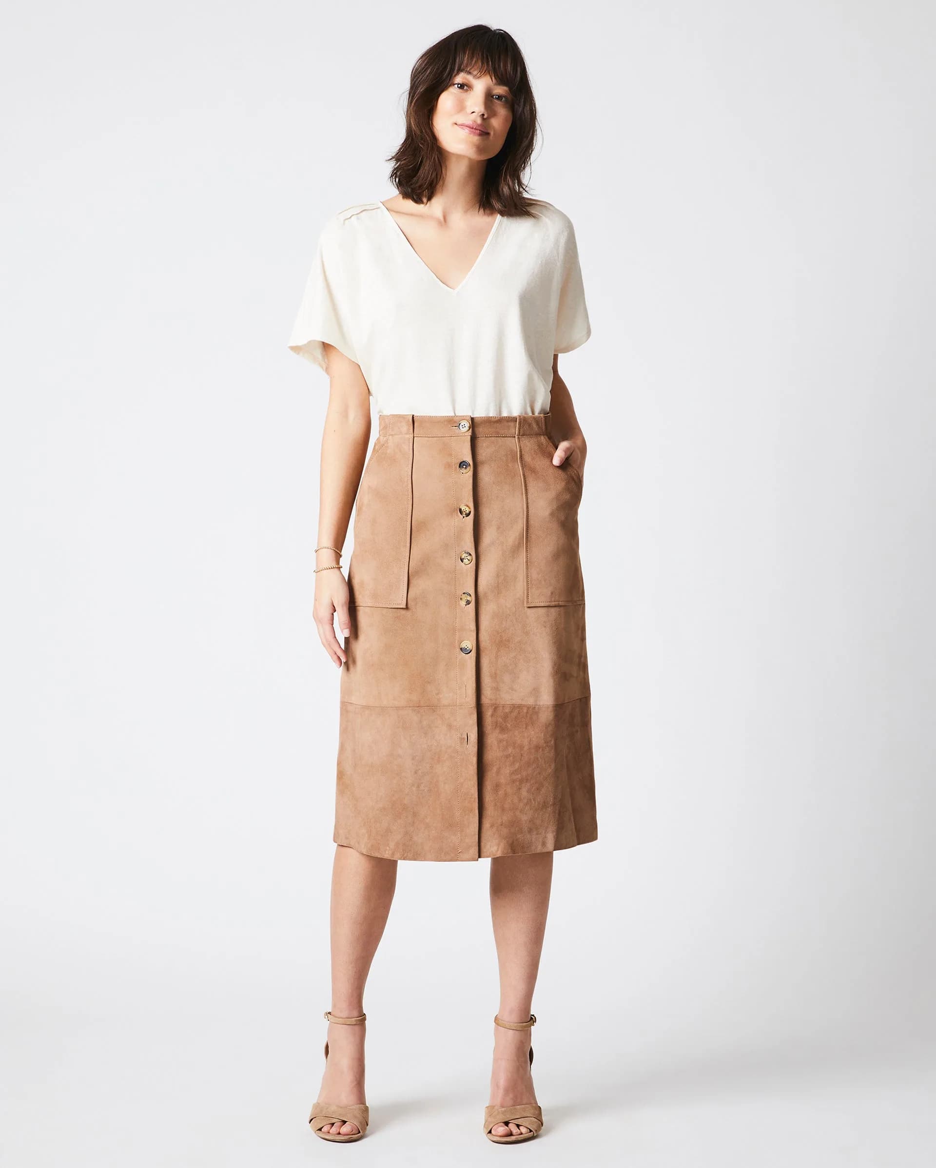 Mitchell Suede Skirt