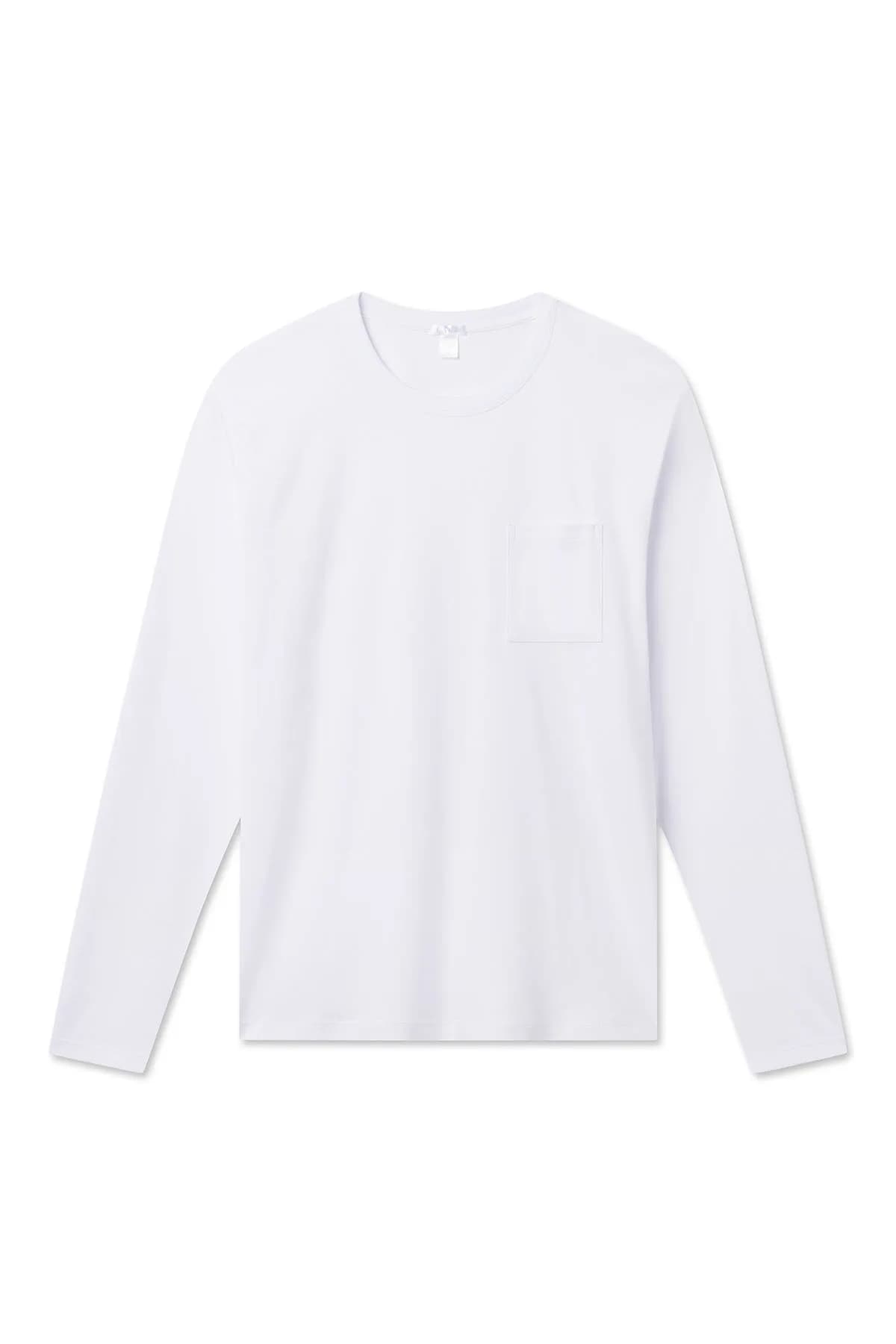 Men's Long Sleeve Pima Pocket Tee