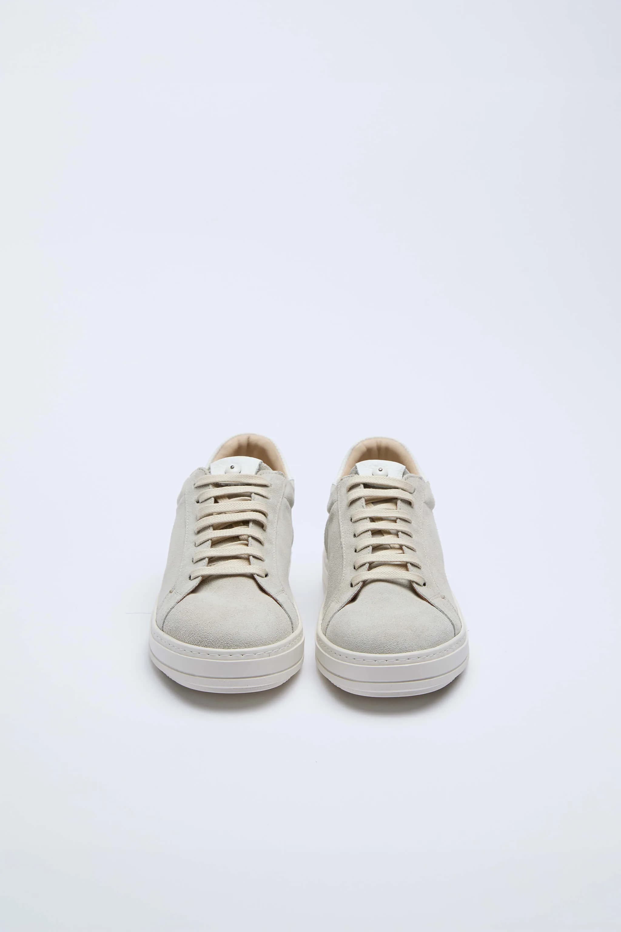 Sneaker Retro-tennis Grigio Ghiaccio