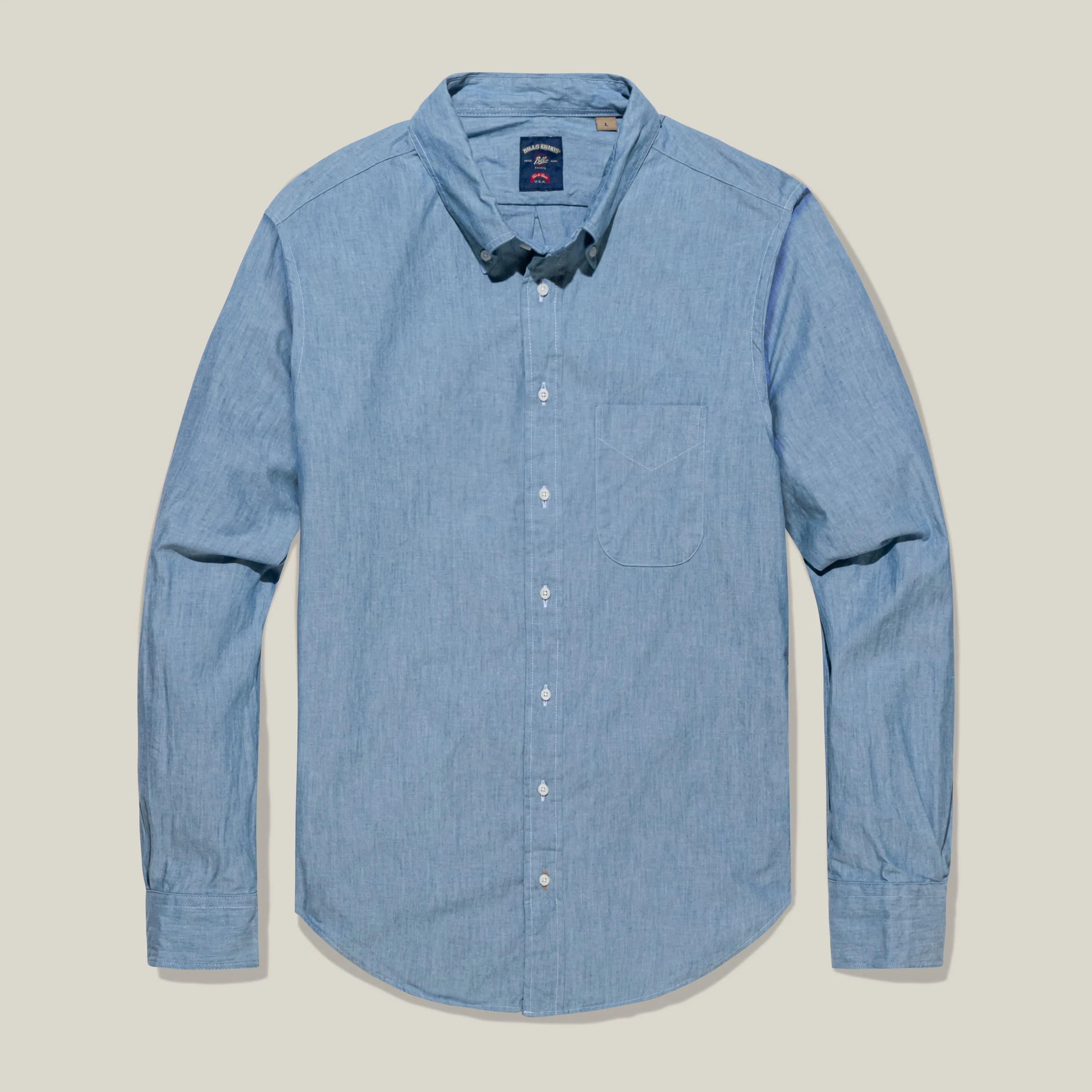 Bleached Chambray Shirt – Standard Fit