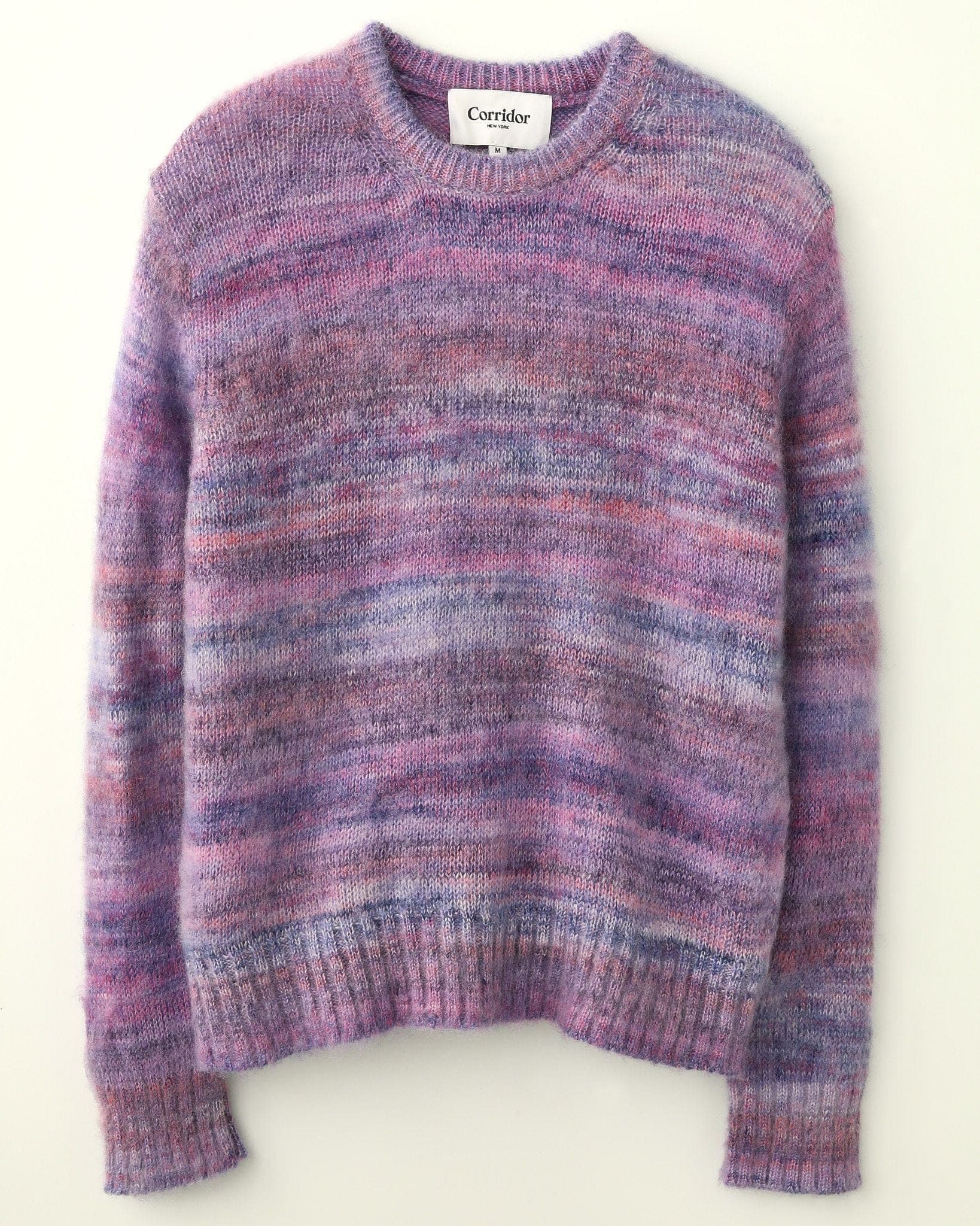 Space Dye Mohair Crewneck