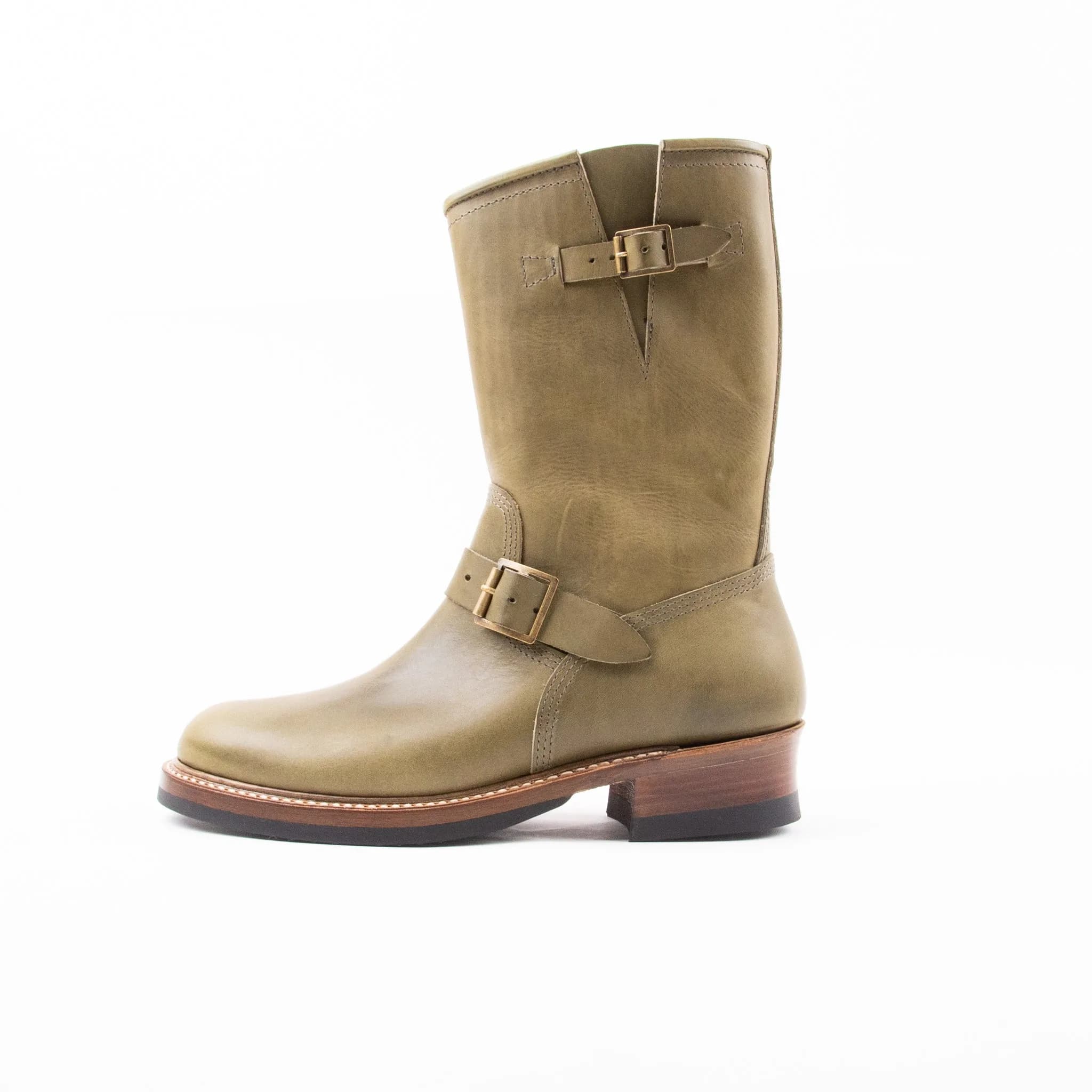 Wabash Engineer Boots - Badalassi Carlo Leather Grigio