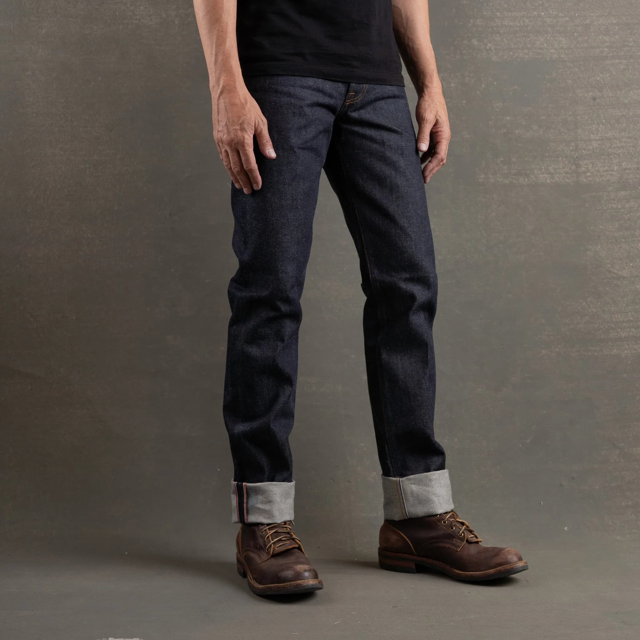 True Straight Vidalia Mills Usa 14oz 'bayou Blue' Selvage Denim Jean