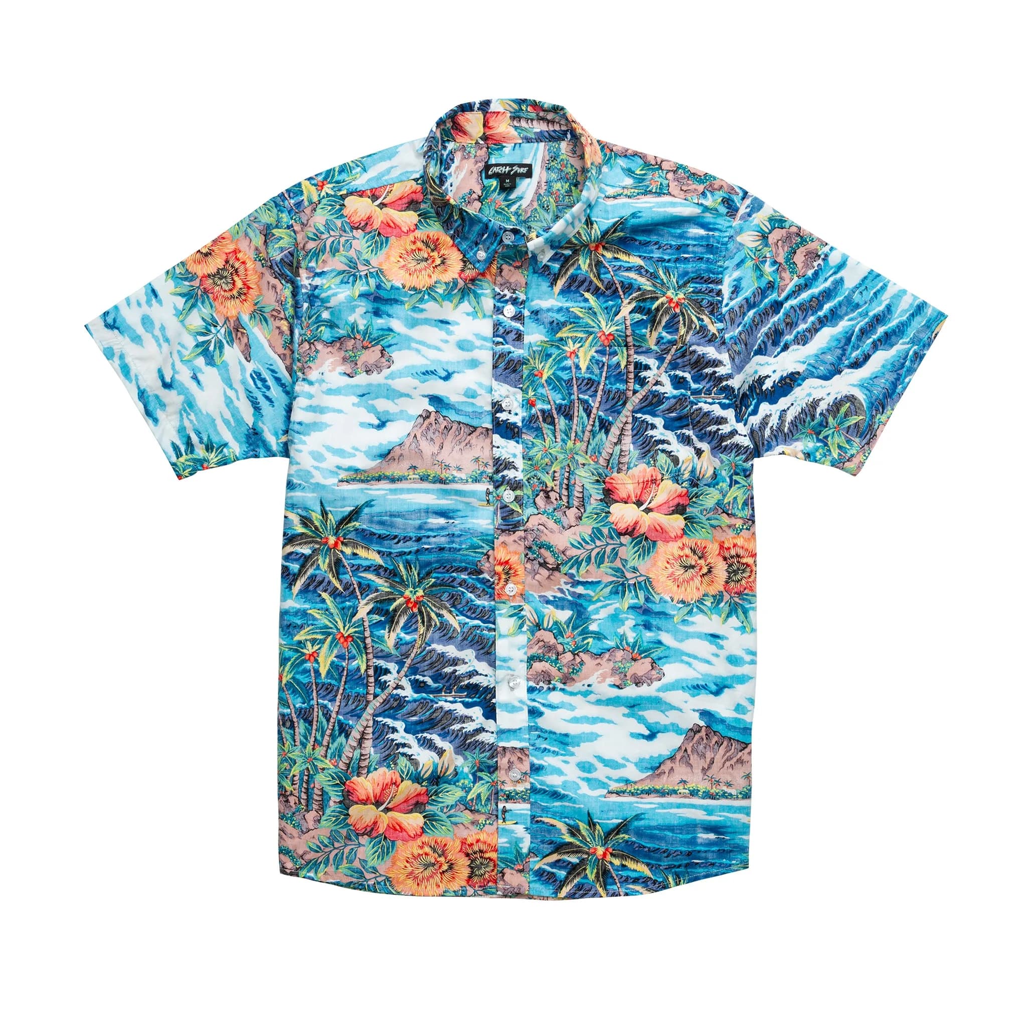 Aloha S/S Woven - Island Blue