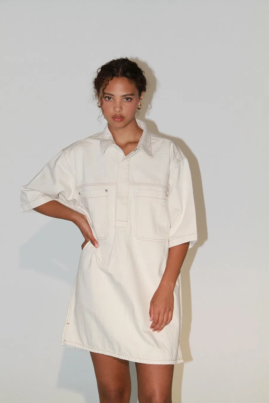 Marika Dress - Parchment